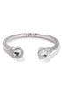 Meridian Aurora Petite Hinge Bangle - Silver BJEWELRY Brighton Collectables 