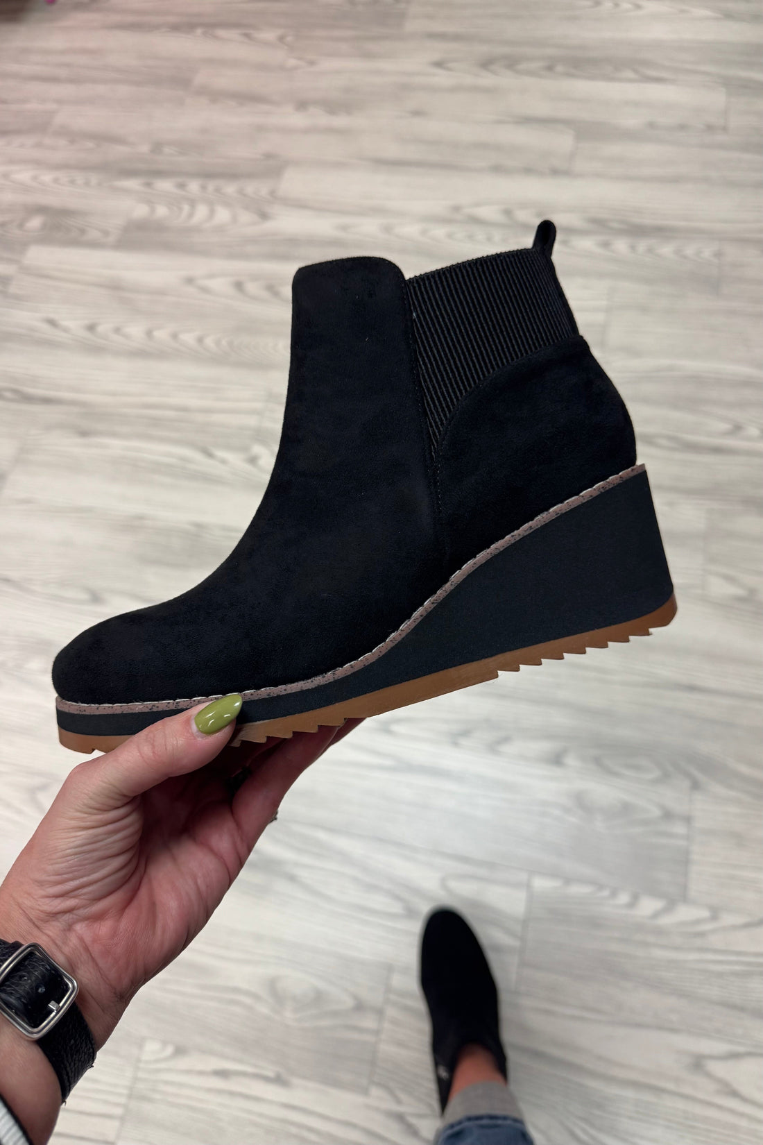 Apple Sauced Black Boot SHOES CORKYS 