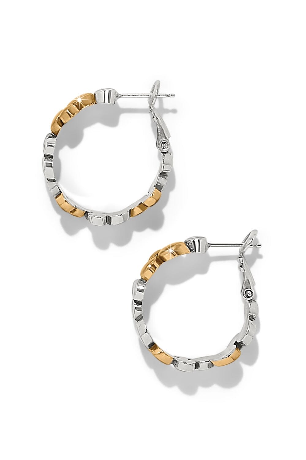 Pebble Edge Small Hoop Earrings BJEWELRY Brighton Collectables 