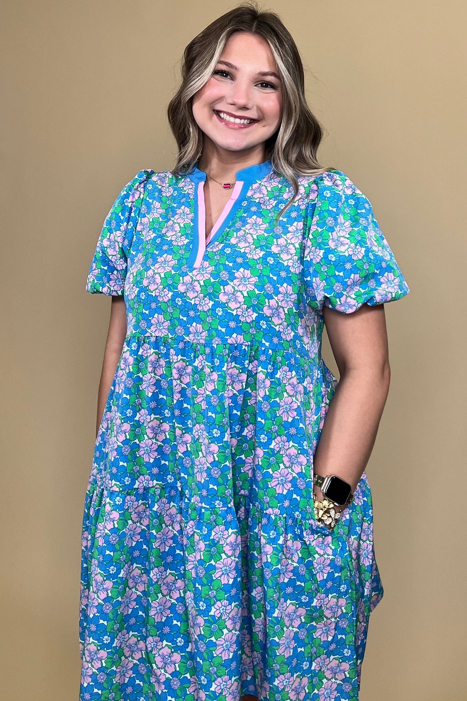Kinsley Vintage Mini Dress DRESS MARYSQUARE 