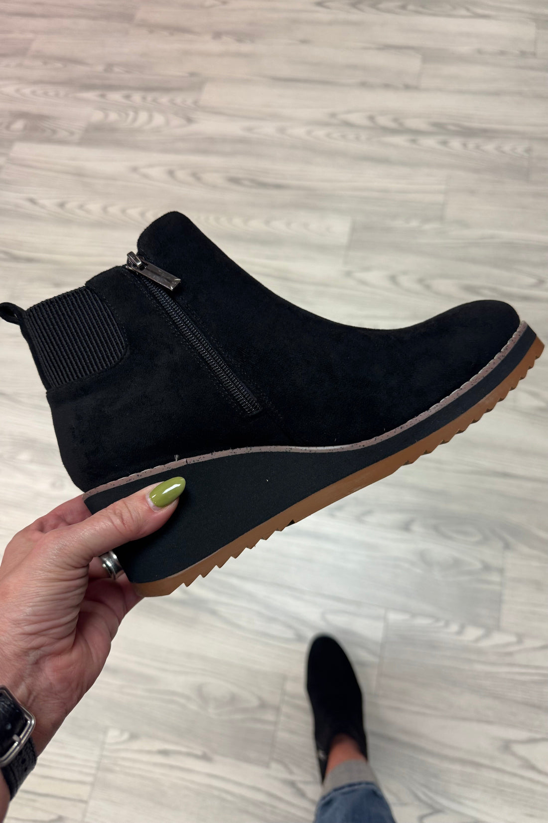 Apple Sauced Black Boot SHOES CORKYS 
