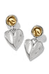 Cascade Heart Post Drop Earrings BJEWELRY Brighton Collectables 
