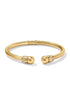 Meridian Open Gold Hinged Bangle BJEWELRY Brighton Collectables 
