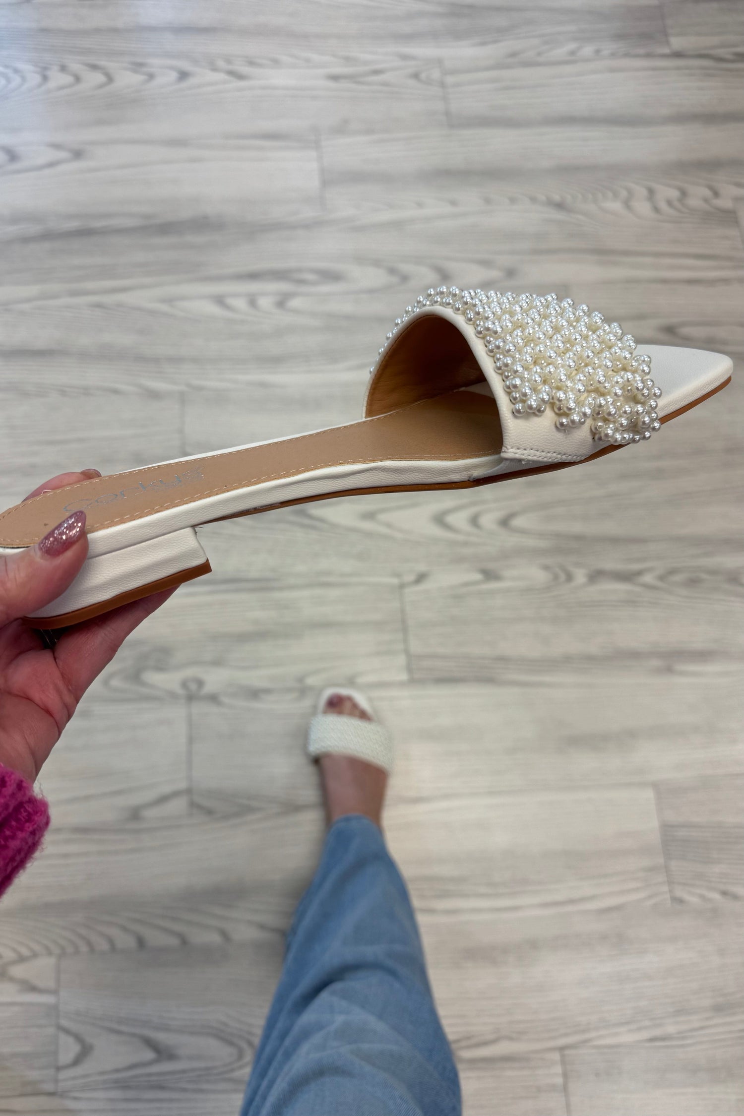 Our Lil Secret Shoe Clear Pearls SHOES CORKYS 