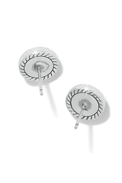 Illumina Celeste Silver Dome Post Earrings BJEWELRY Brighton Collectables 