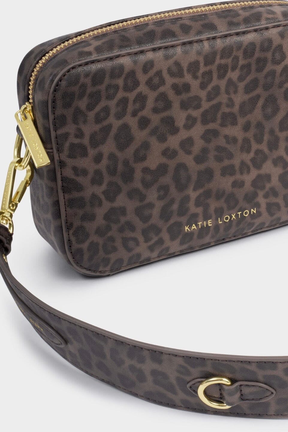 Leopard Aver Small Crossbody Bag HANDBAGS KATIE LOXTON 
