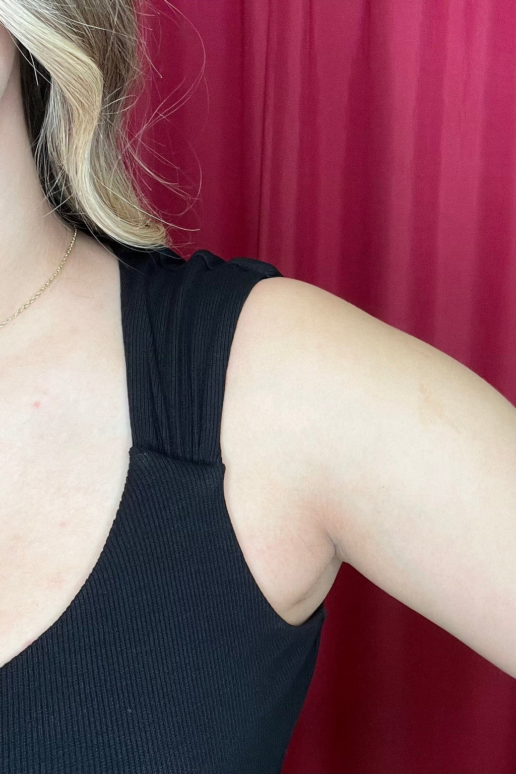 Sleeveless Built In Bra Knit Top MISSY TOP SPECIAL LIVERPOOL 
