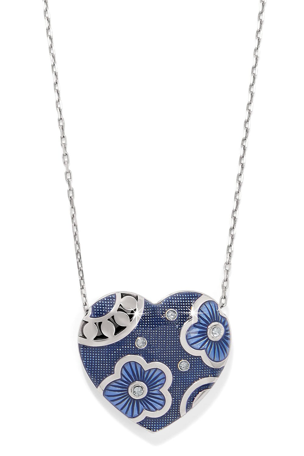 Flora Heart Reversible Necklace BJEWELRY Brighton Collectables 