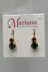 Medium Double Stone Leverback Earrings in "The Green Room" - Yellow Gold BETTERBRANDJEWELRY:~~Unassigned~~ MICHALSMARIANA 