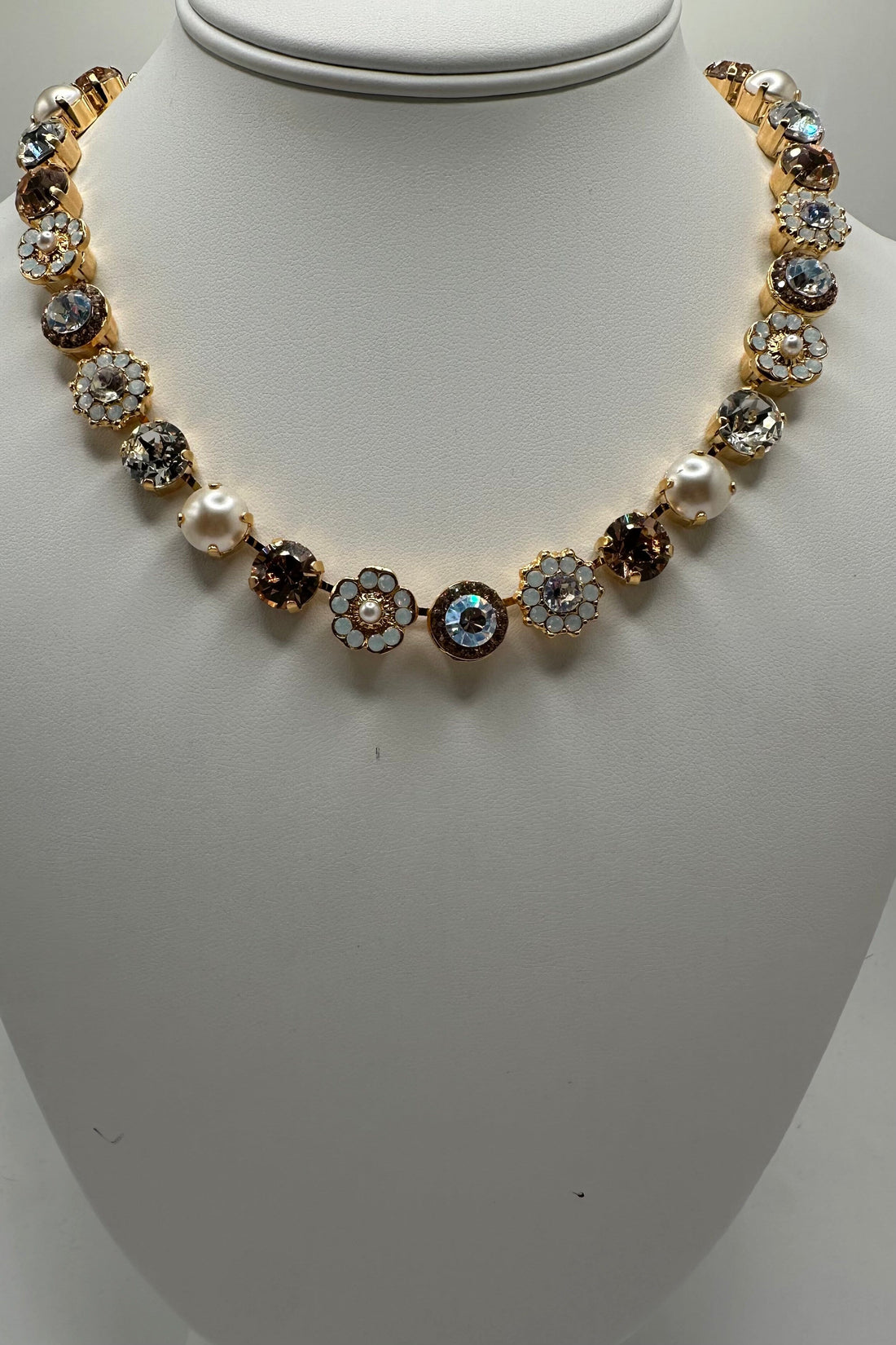 Large Elemental Necklace in "Barbados" - Yellow Gold BETTERBRANDJEWELRY MICHALSMARIANA 