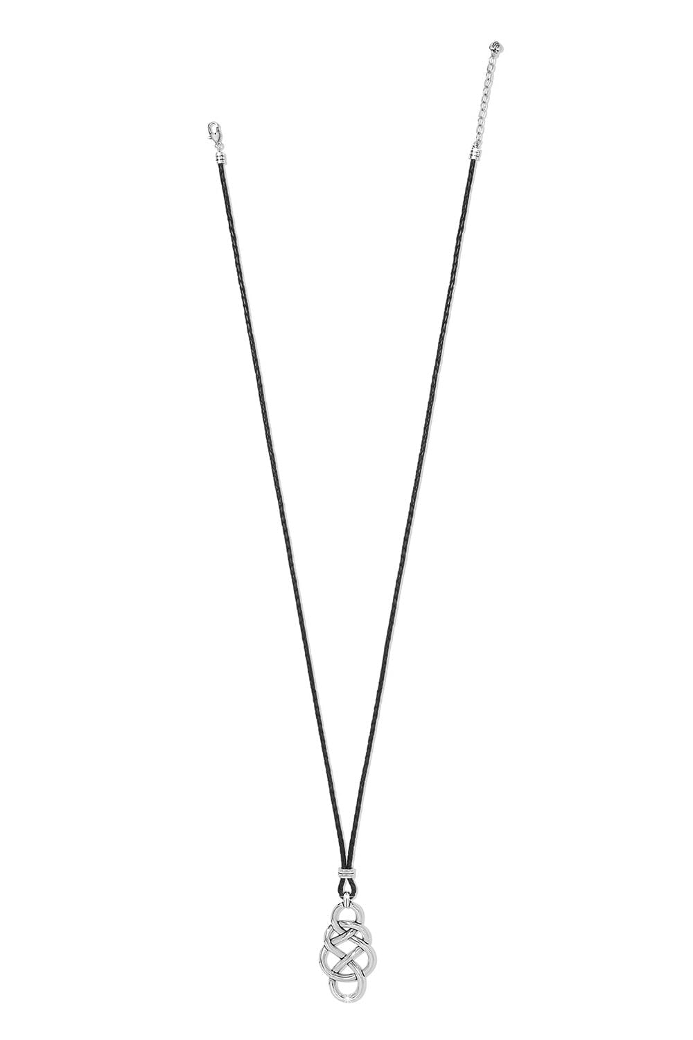 Interlok Braid Bold Leather Necklace BJEWELRY Brighton Collectables 