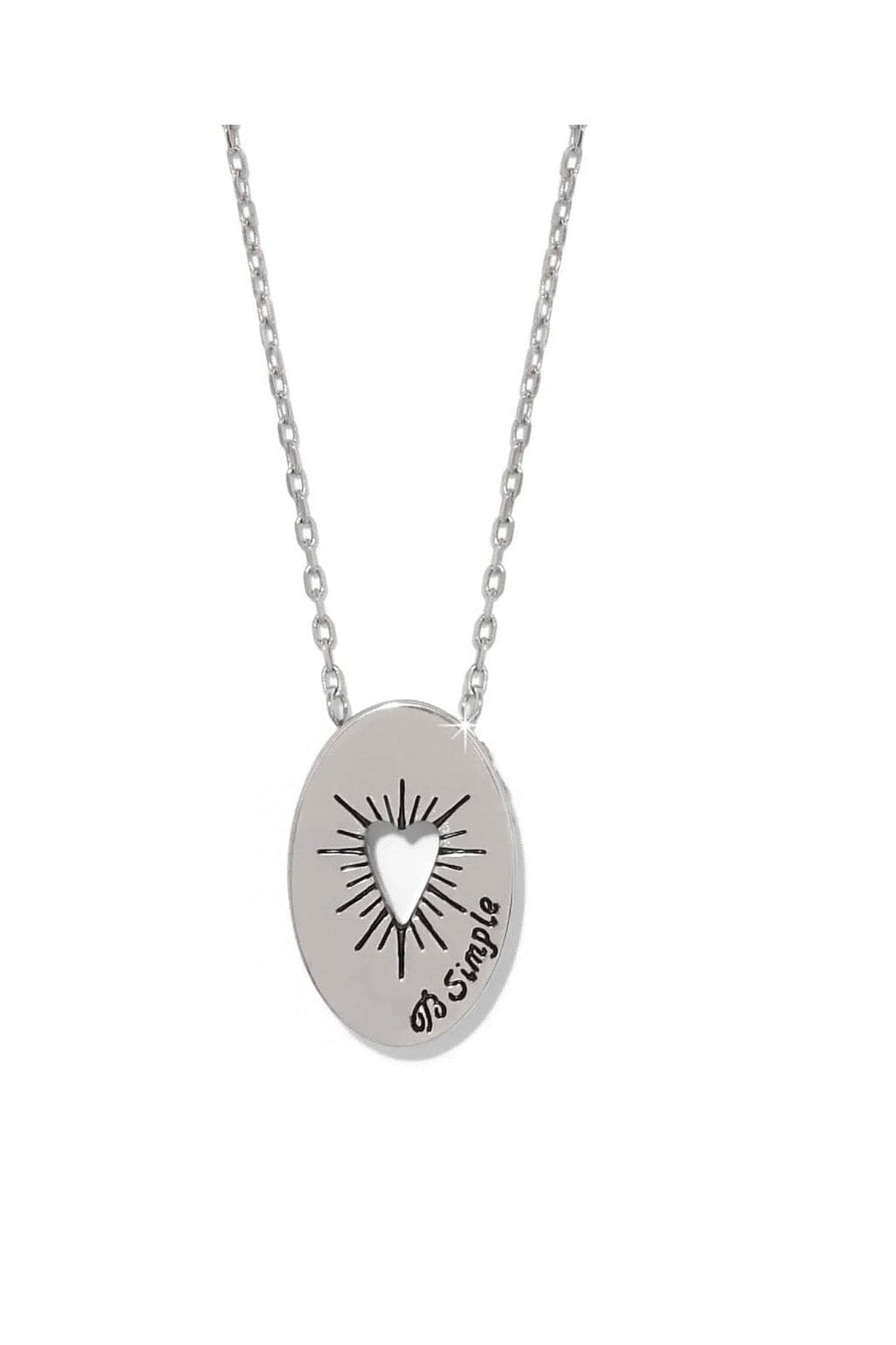 Love Message B Simple Necklace BJEWELRY LEEGIN-BRIGHTON 