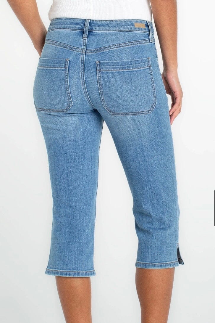 Capri w/ Patch Pocket 19" Inseam BOTTOMS LIVERPOOL 