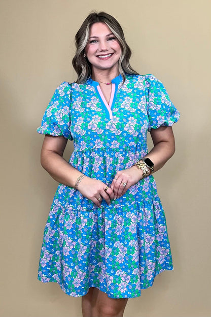 Kinsley Vintage Mini Dress DRESS MARYSQUARE 