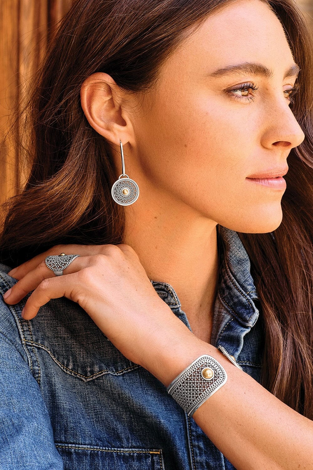 Ferrara Segreta Cuff Bracelet BJEWELRY Brighton Collectables 