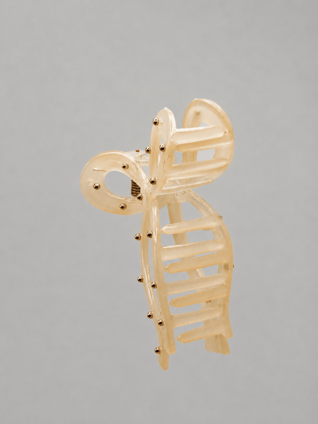 Cream Bow Claw Clip GIFT/OTHER MADEBYHARCO 