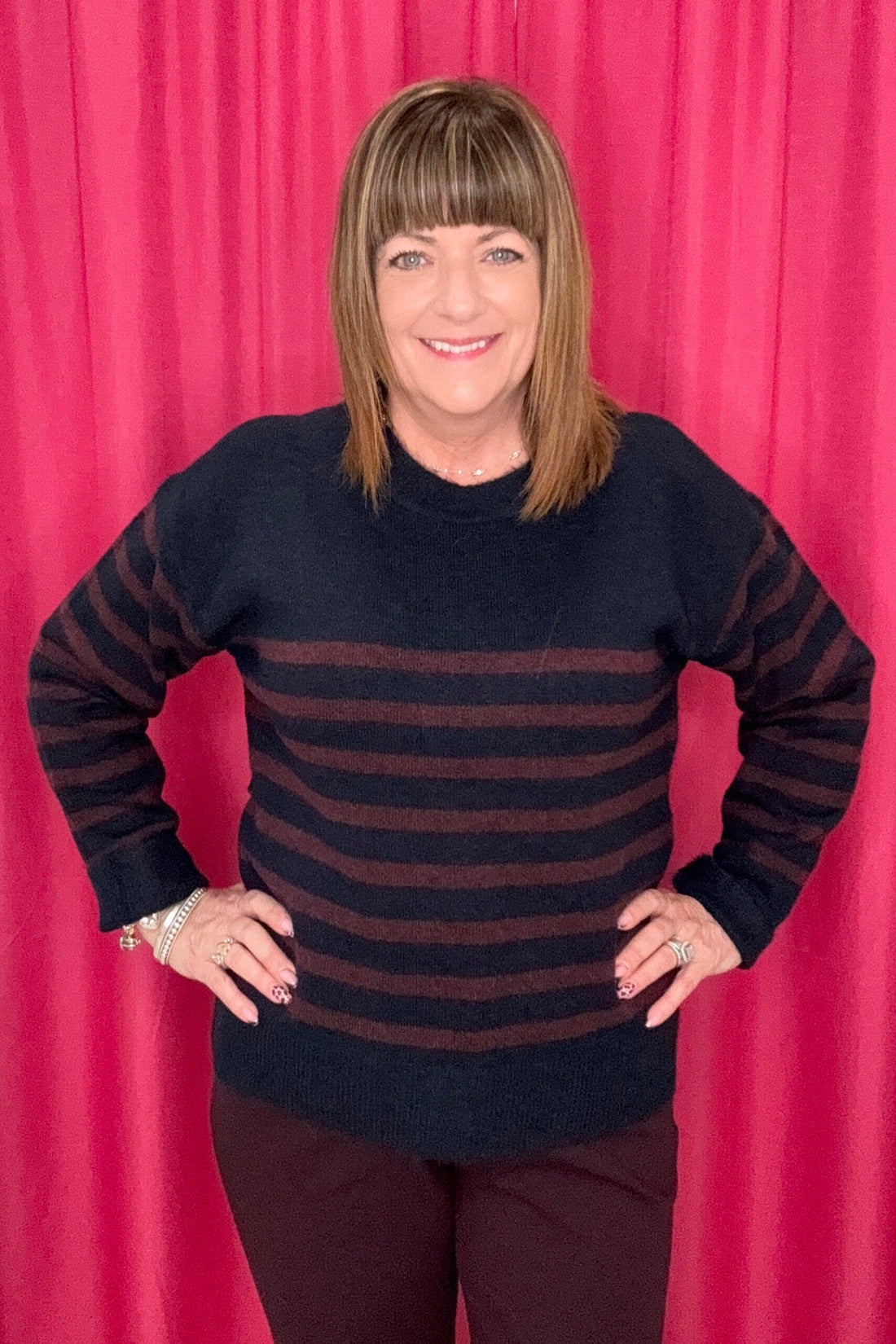 Long Sleeve Crew Neck Sweater MISSY TOP SPECIAL LIVERPOOL