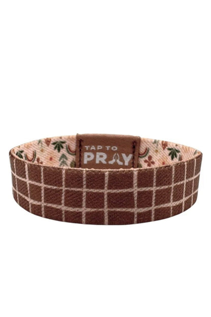 Prairie &amp; Plaid Tap to Pray Wristband GIFT/OTHER VERSIBLE 