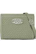 Sage Interlok Braid Findley Organizer Bag BHANDBAGS Brighton Collectables 