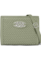Sage Interlok Braid Findley Organizer Bag BHANDBAGS Brighton Collectables 