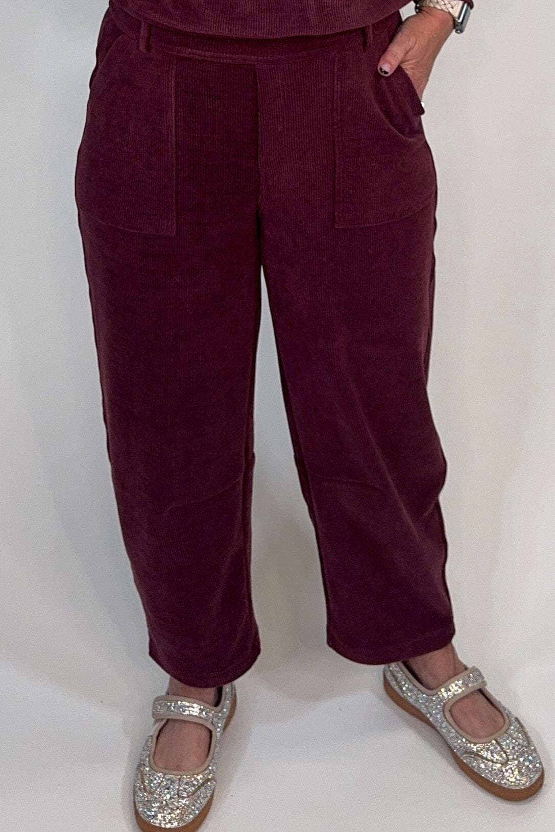 Courduroy Barrel Pants BOTTOMS:~~Unassigned~~ YELETE 