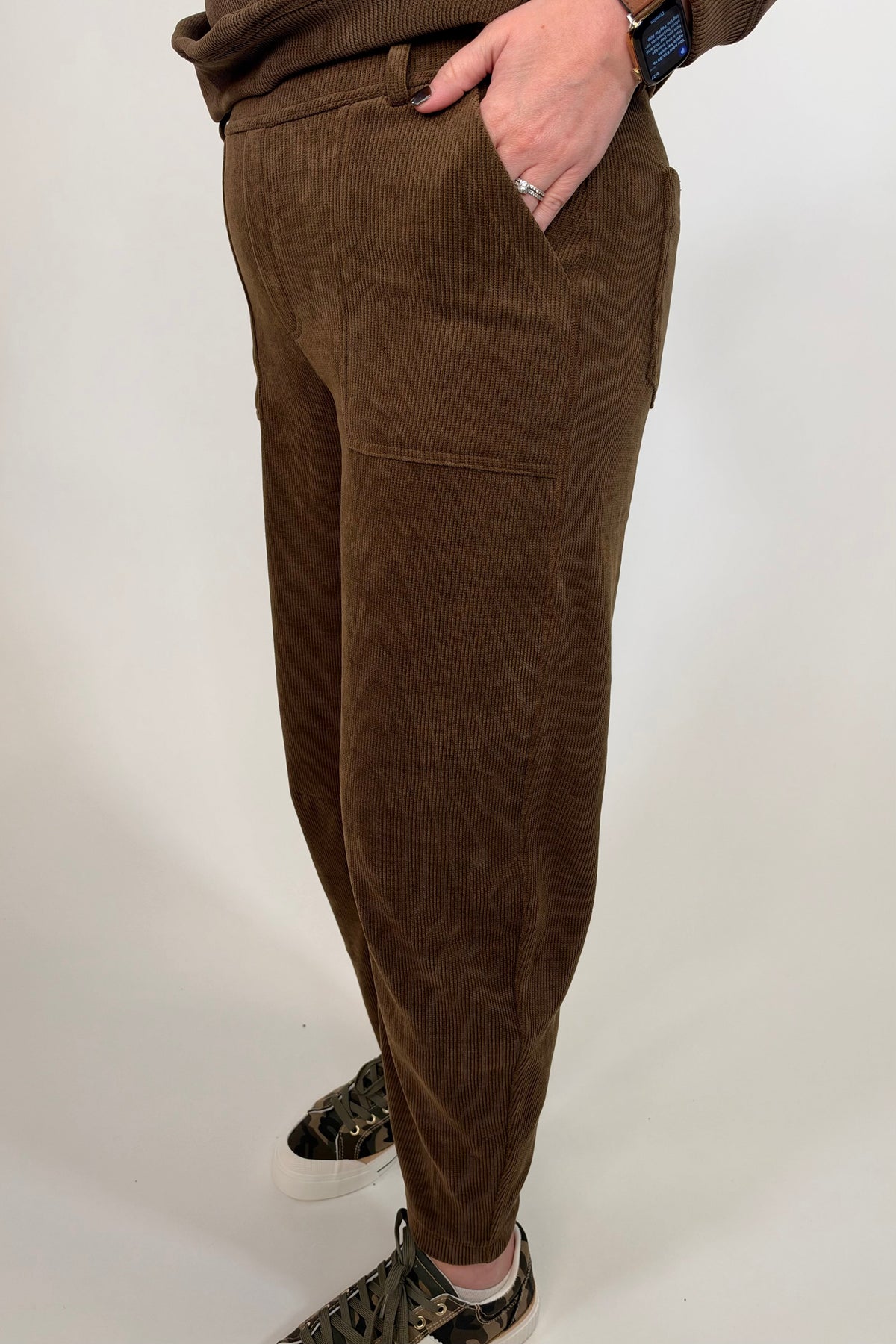 Courduroy Barrel Pants BOTTOMS:~~Unassigned~~ YELETE 