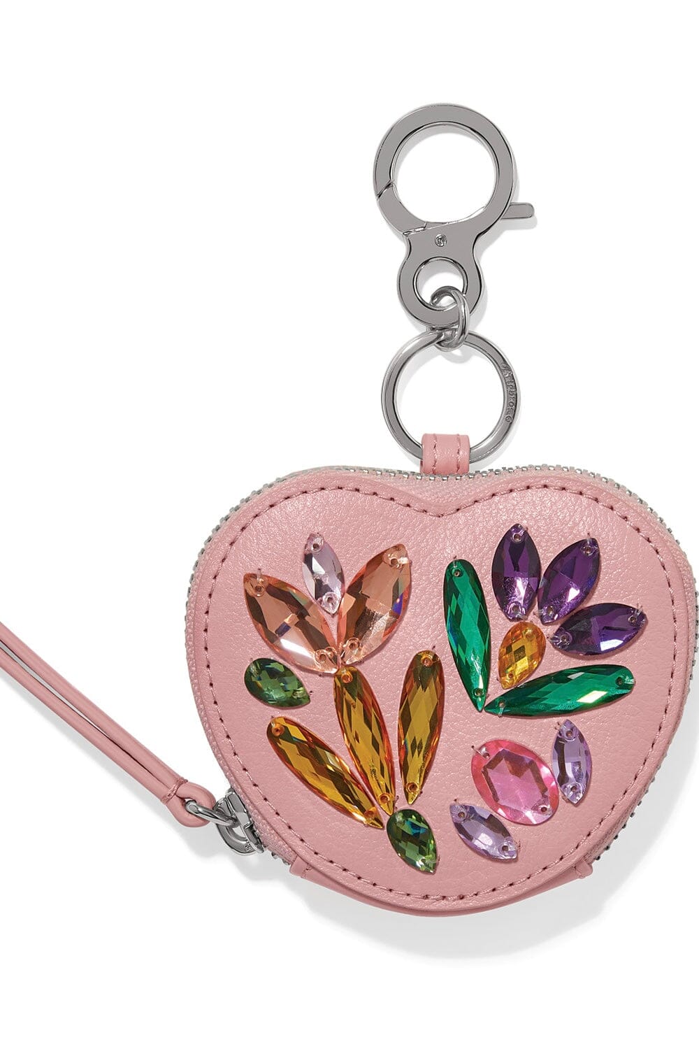 La Tulipe Heart Pouch Handbag Fob BEVERYTHING Brighton Collectables 