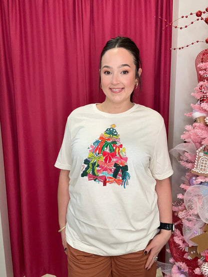 Colorful Bow Tee MISSY BASIC KNIT P&amp;PD 