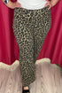 Leopard Print Slouchy Ankle Barrel Pants BOTTOMS RISEN 