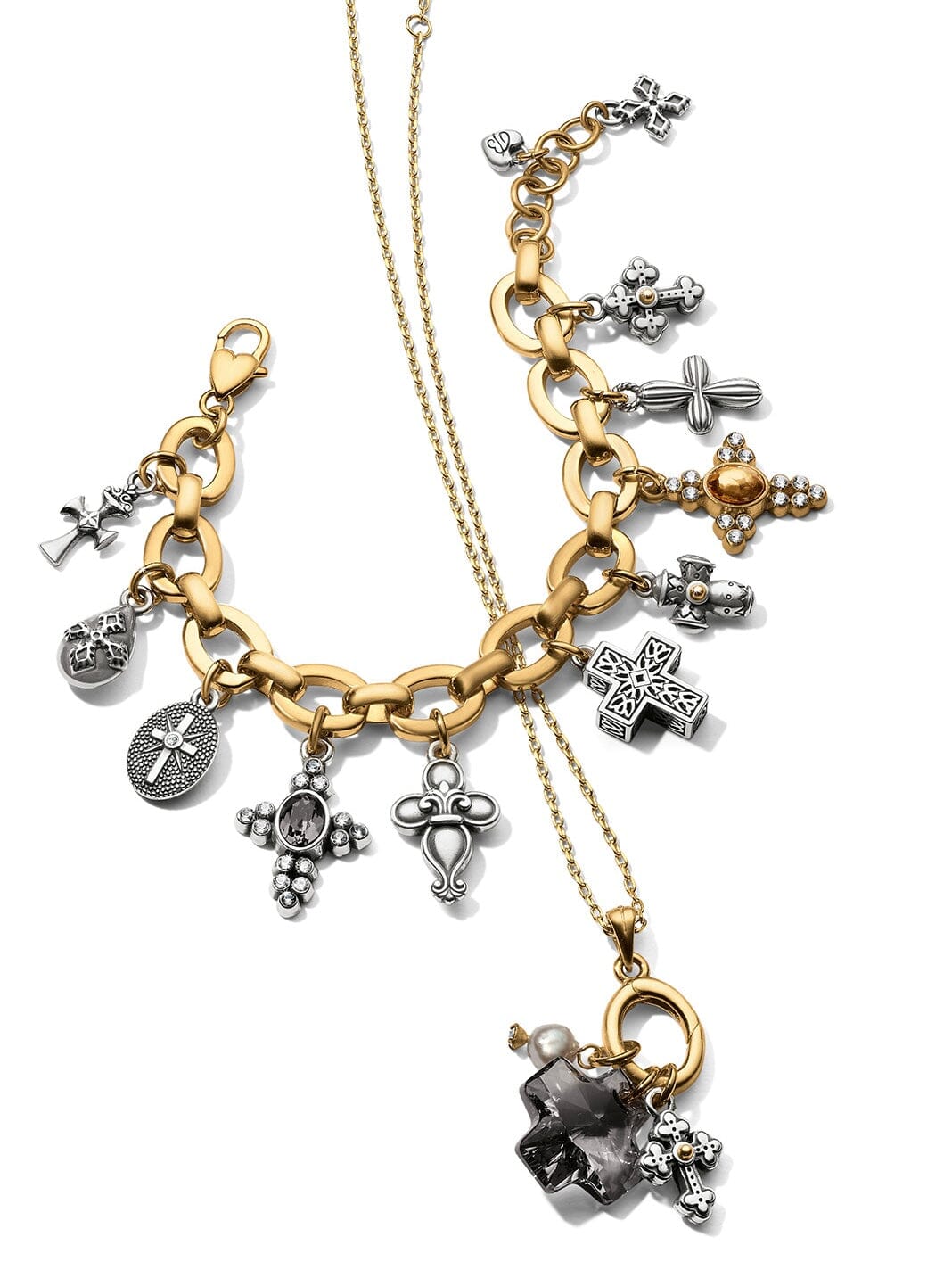 Heavenly Cross Short Necklace