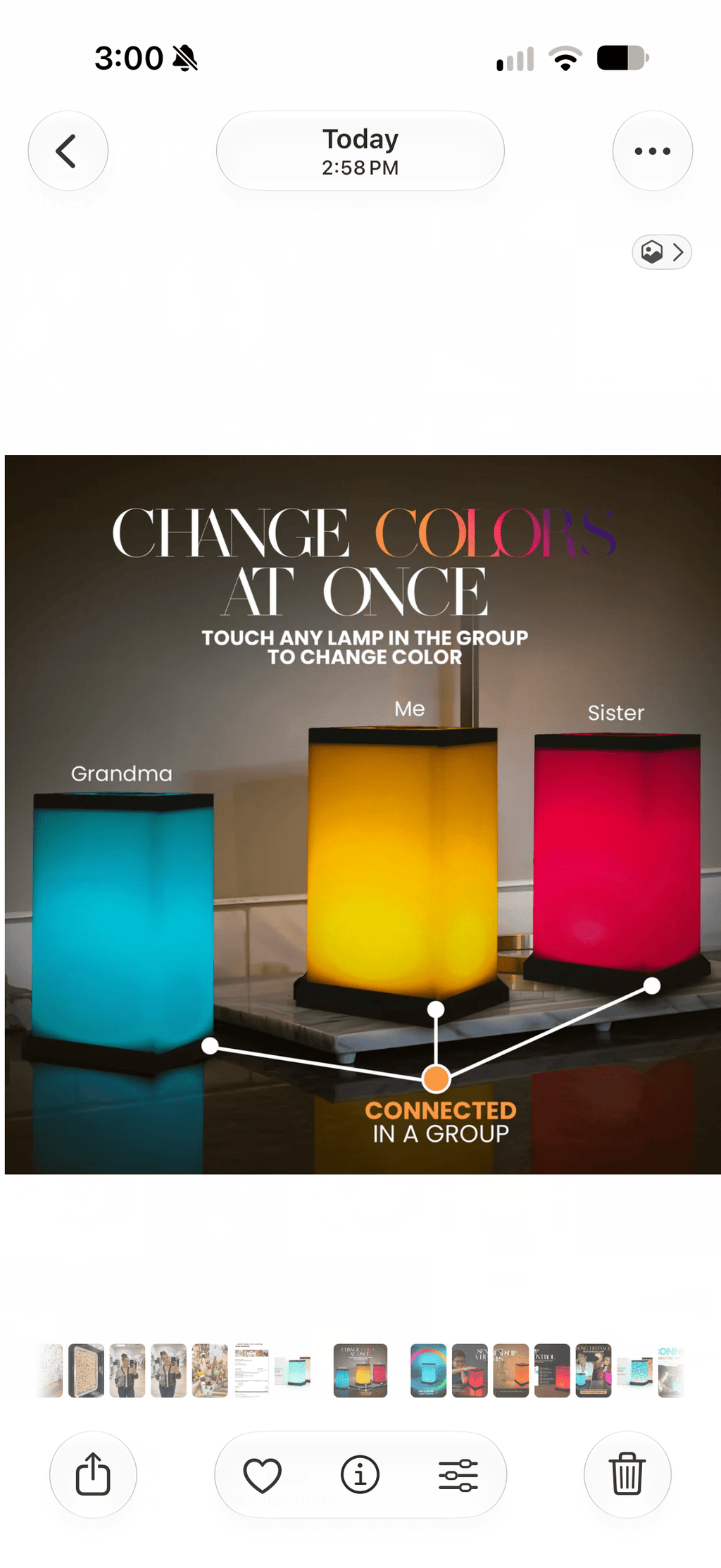 Modern Friendship Lamp GIFT/OTHER:~~Unassigned~~ FRIENDSHIPLAMPS 