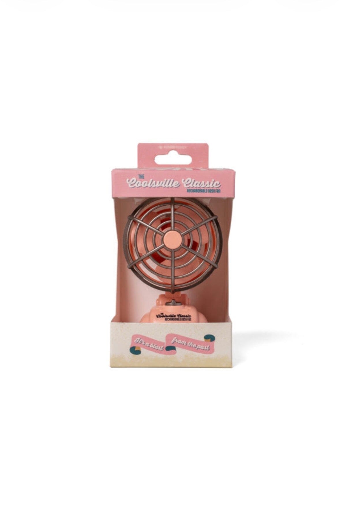 Tan Rechargable Desk Fan GIFT/OTHER DMMERCHANDISING 