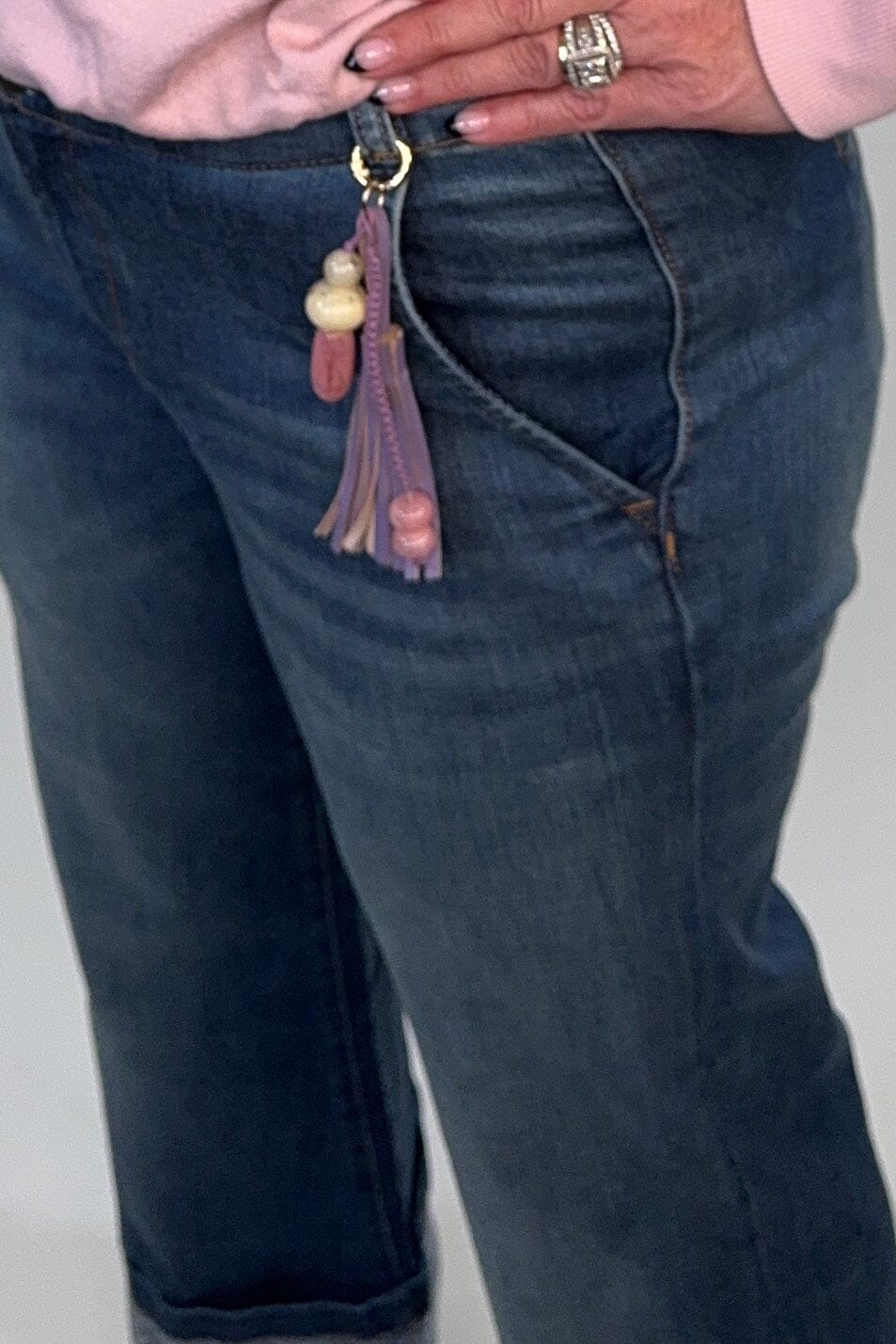 Audrey Palazzo Cuff Jean BOTTOMS:~~Unassigned~~ TRIBAL 