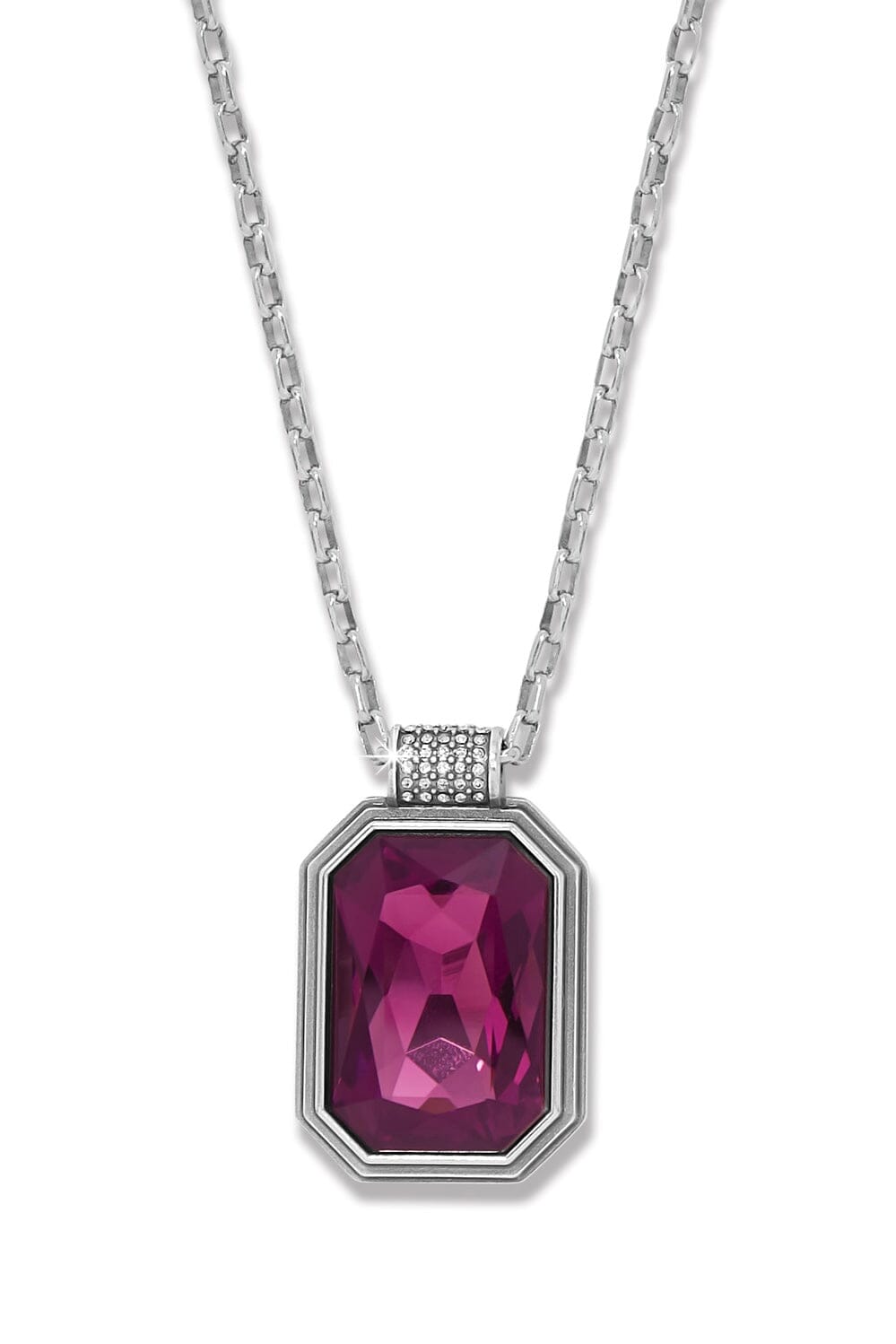 Meridian Aurora 67 Necklace - Silver-Amethyst BJEWELRY Brighton Collectables 