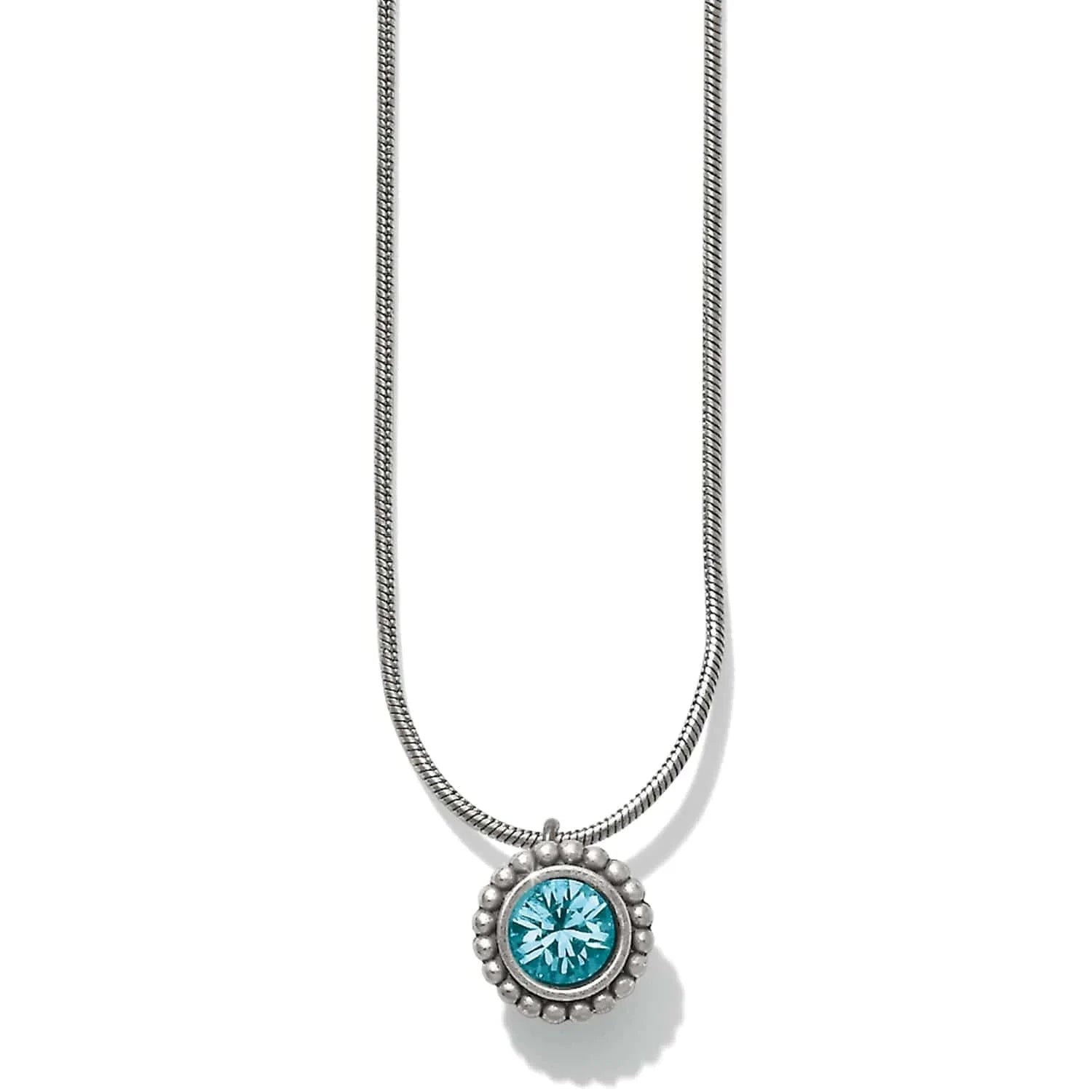 Twinkle Necklace Aquamarine March BJEWELRY Brighton Collectables 