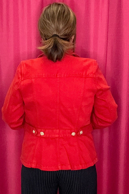 Peplum Jacket w/Tab Detail JACKET LIVERPOOL 