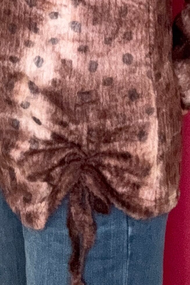 Long Sleeve Super Soft Printed Top MISSY TOP SPECIAL CREATION 