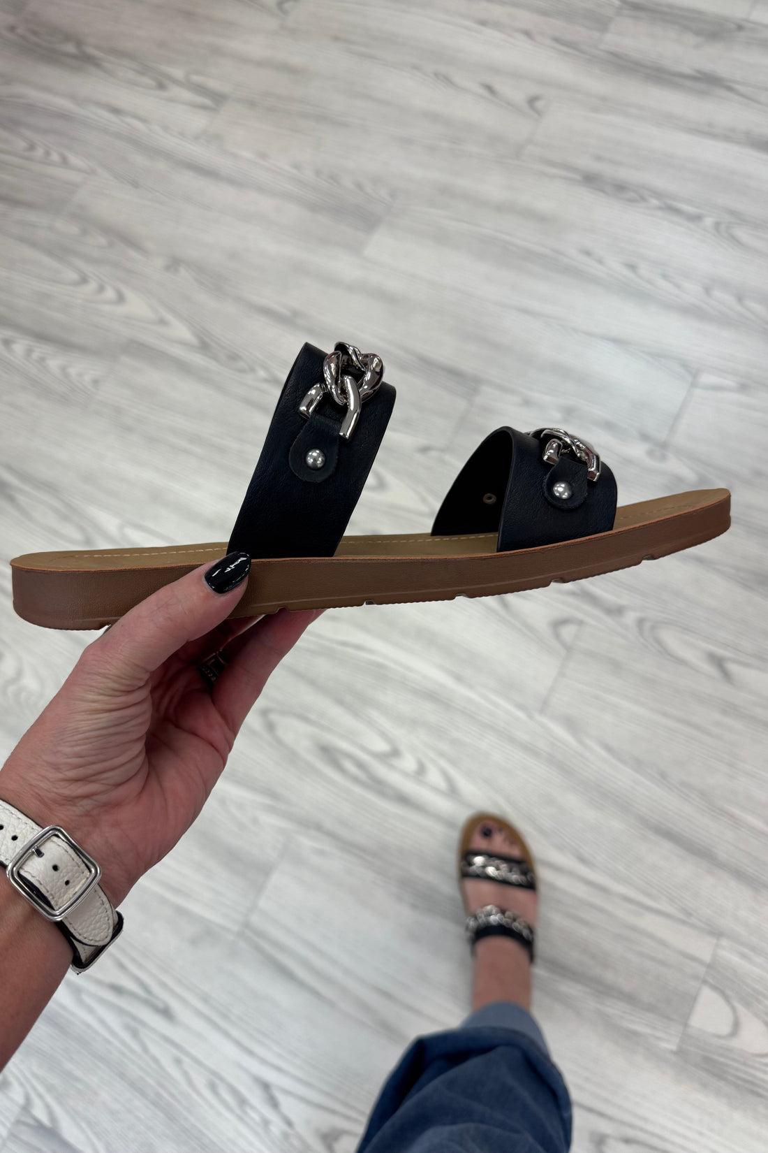 Seeing Double Black Shoe SHOES CORKYS 