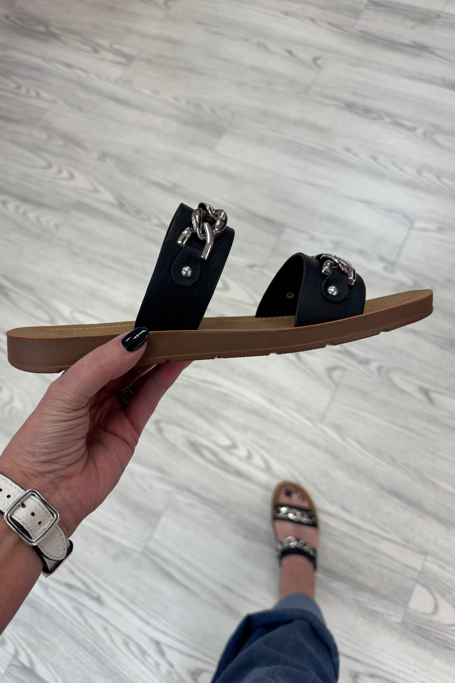 Seeing Double Black Shoe SHOES CORKYS 