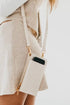 Woven Double Duty Phone Bag -Cream HANDBAGS PRETTY SIMPLE 