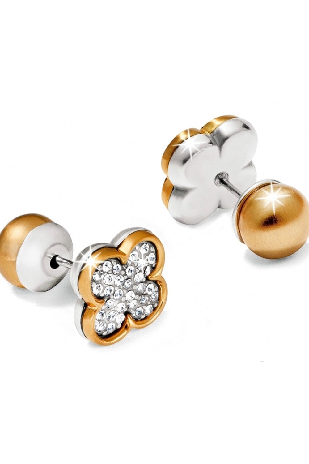 Massandra Reversible Flower Post Earrings BJEWELRY Brighton Collectables 