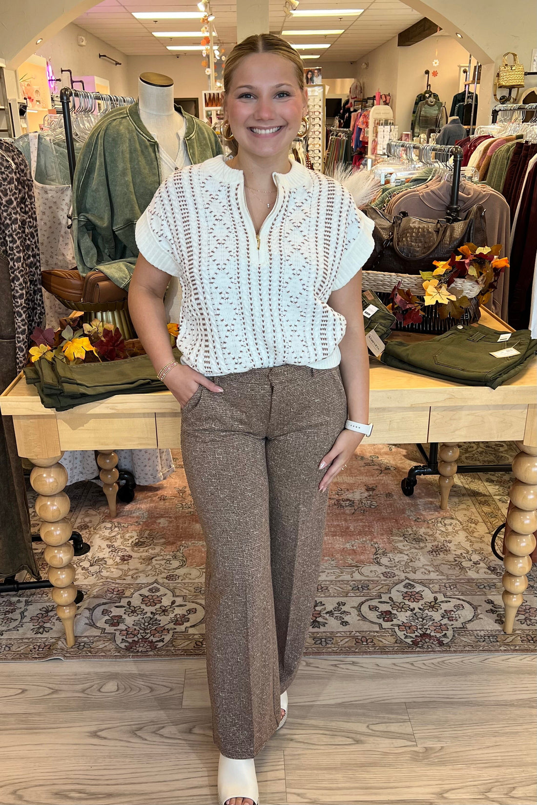 Kelsey Wide Leg Trouser 31&quot; Inseam BOTTOMS LIVERPOOL 