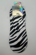 Zebra Print Liner Sock GIFT/OTHER LIVINGROYAL 