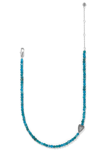 Love Message Be Bold Teal Necklace BJEWELRY Brighton Collectables 