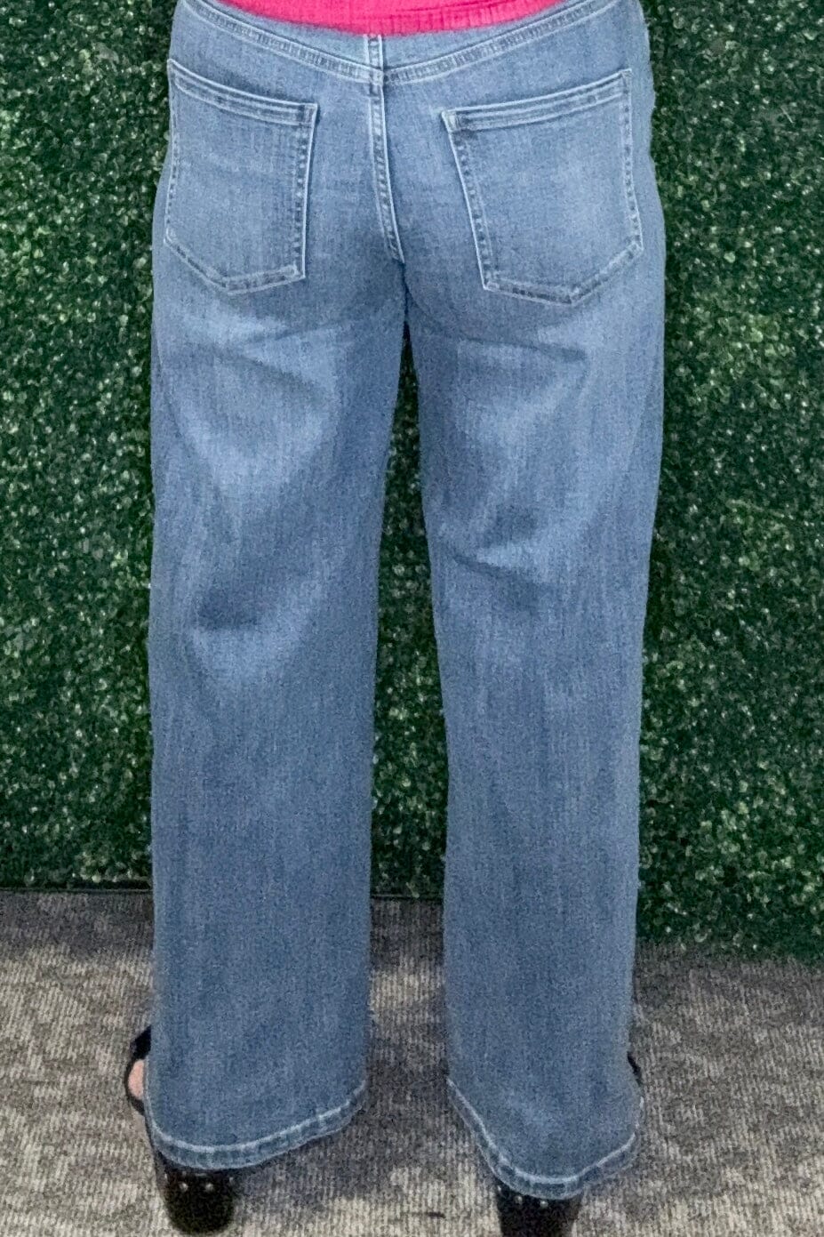 Kennedy Straight Jeans w/Rhinestones BOTTOMS LIVERPOOL 