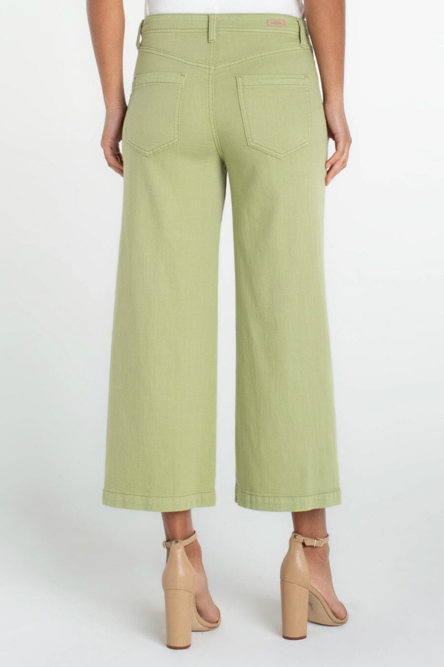 Utility Crop Wide Leg BOTTOMS LIVERPOOL 