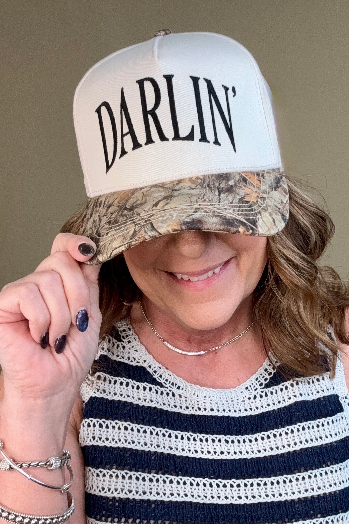 Darlin Camo Hat SCARF/HAT/WINTERGOODS SIMPLY SOUTHERN 