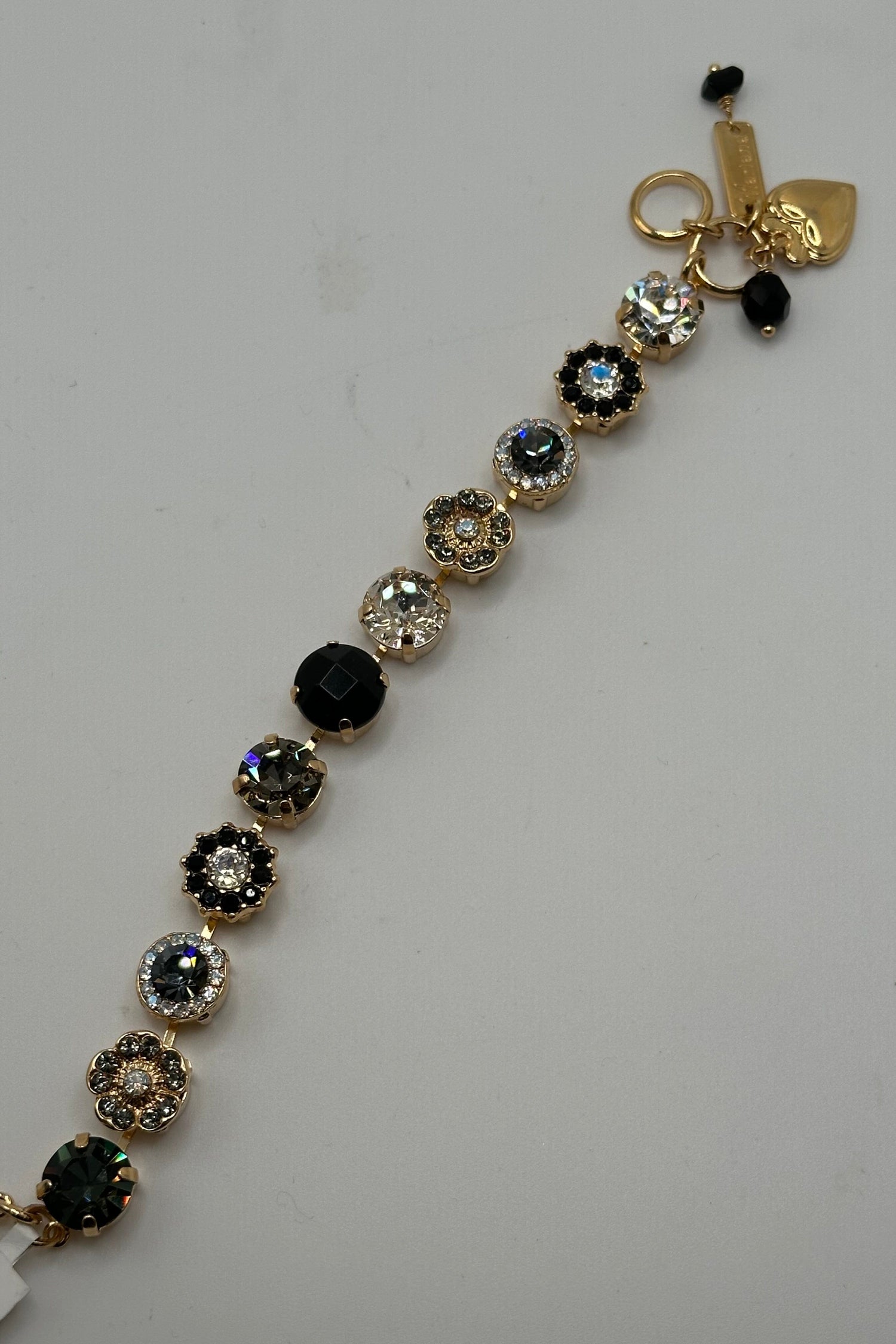 Large Rosette Bracelet in "Black Orchid" - Yellow Gold BETTERBRANDJEWELRY MICHALSMARIANA 