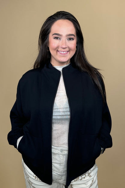 Zip Up Funnel Neck Jacket JRTOP CASUAL TOP LIVERPOOL 
