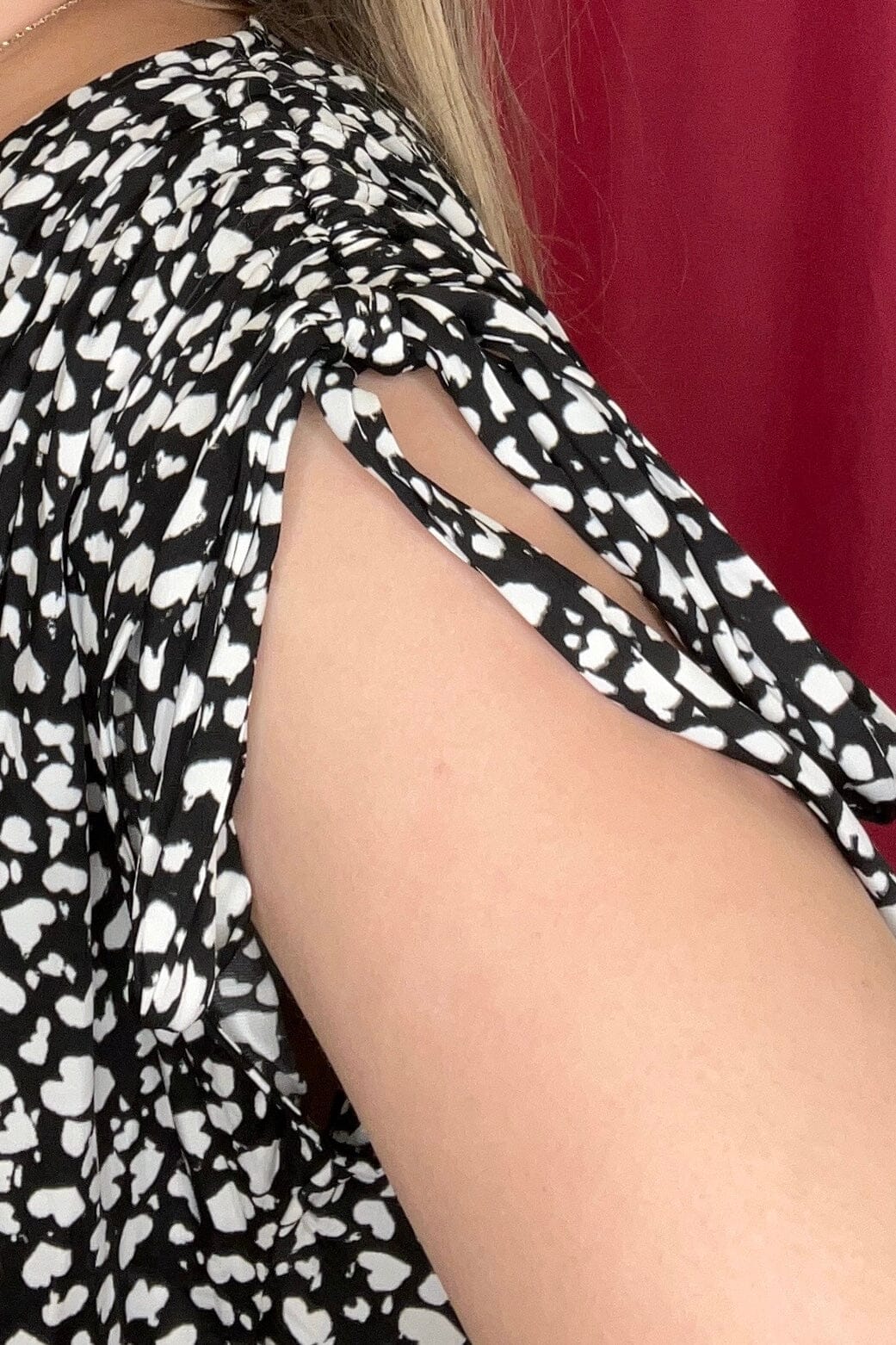 Dolman V-Neck Woven Top MISSY TOP SPECIAL LIVERPOOL 